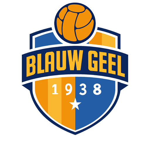 Blauw Geel 38 badge