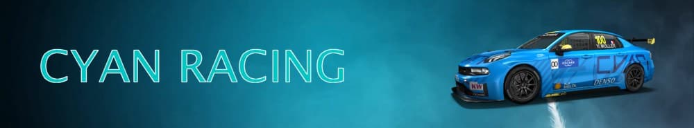 Cyan Racing banner
